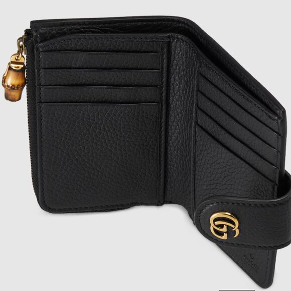 GUCCI - Medium Double G wallet with bamboo NEW in box ! - Picture 4 of 6